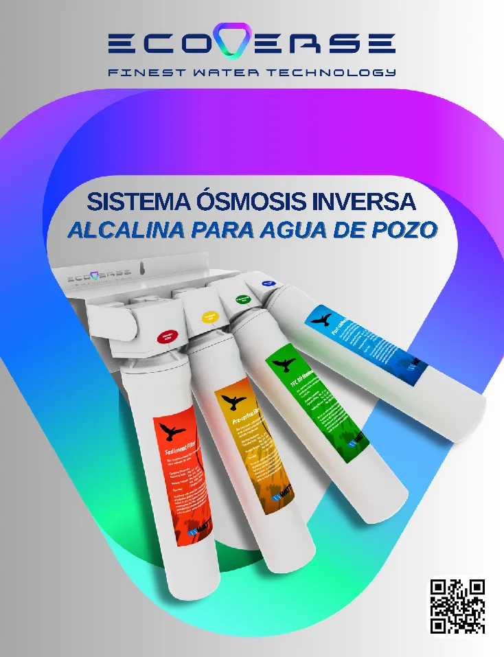 EcoVerse — Ósmosis alcalina para agua de pozo